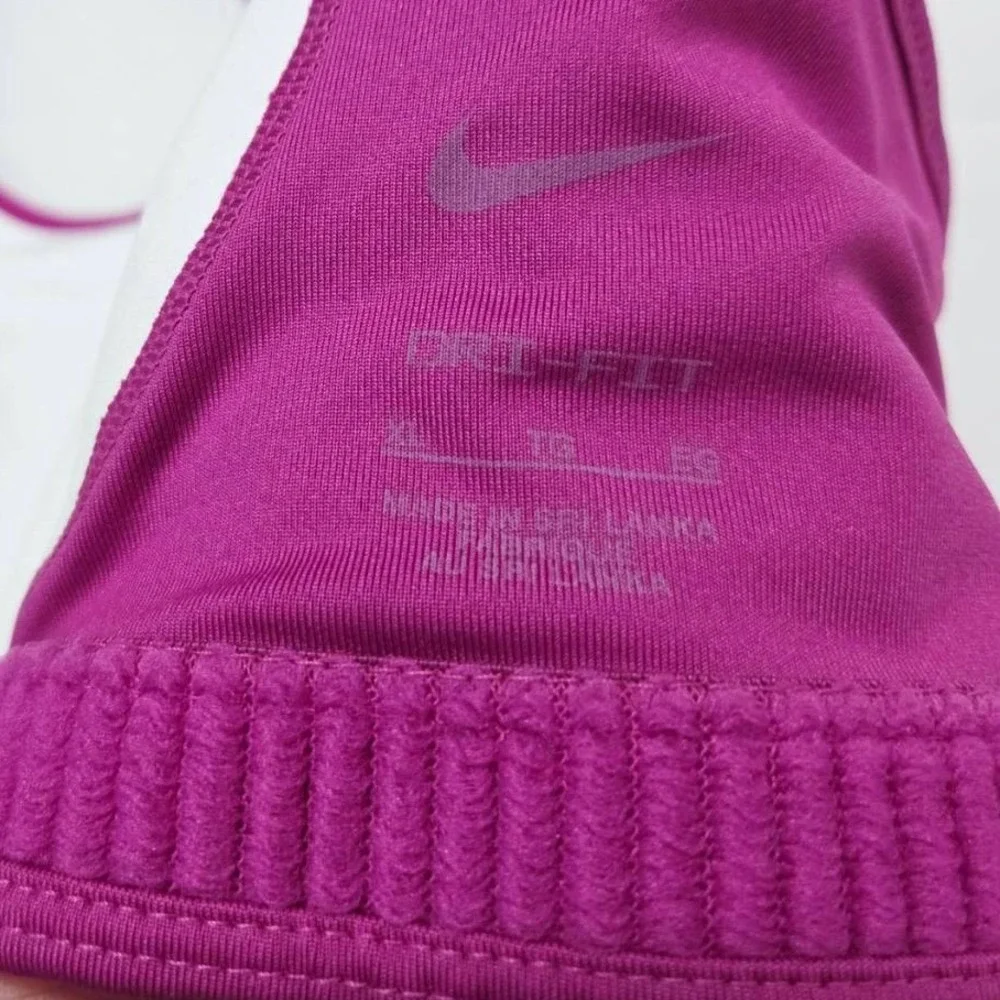 Nike Dri-FIT‎ Medium Support Sports Bra XL Training Mesh Back Hot Pink Gym NWT